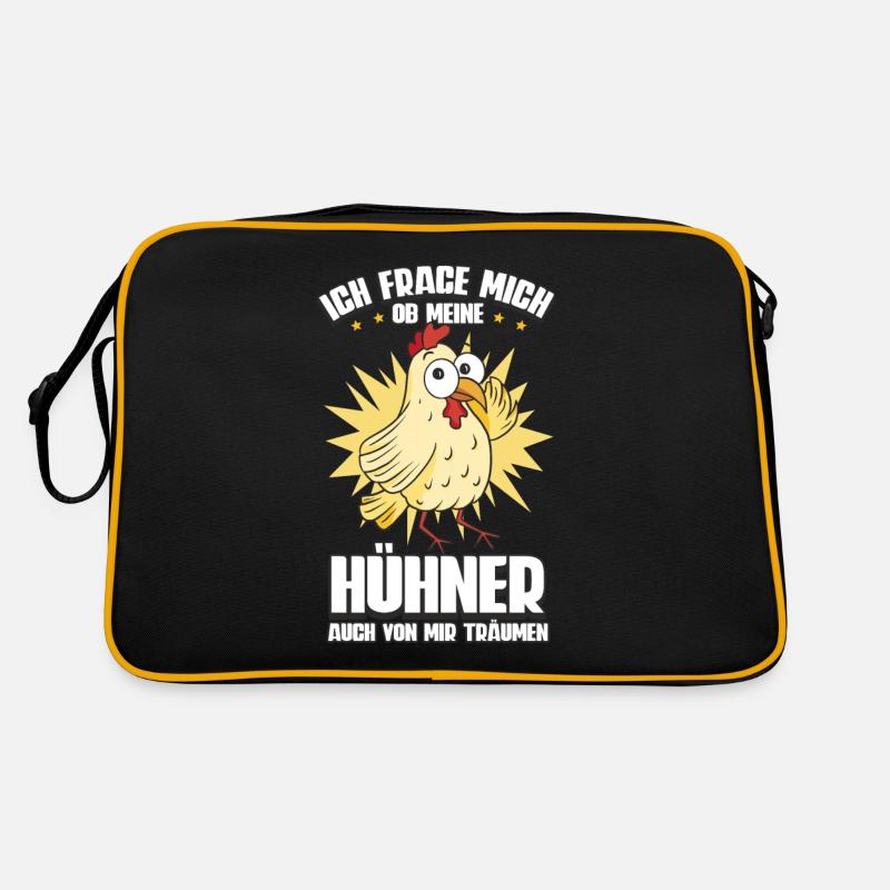 Huhn Hühner Retro Tasche