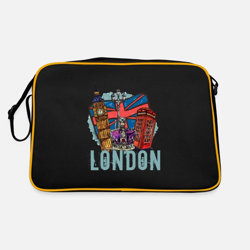 Londres Souvenir Londres Royaume-Uni Angleterre Sac Retro