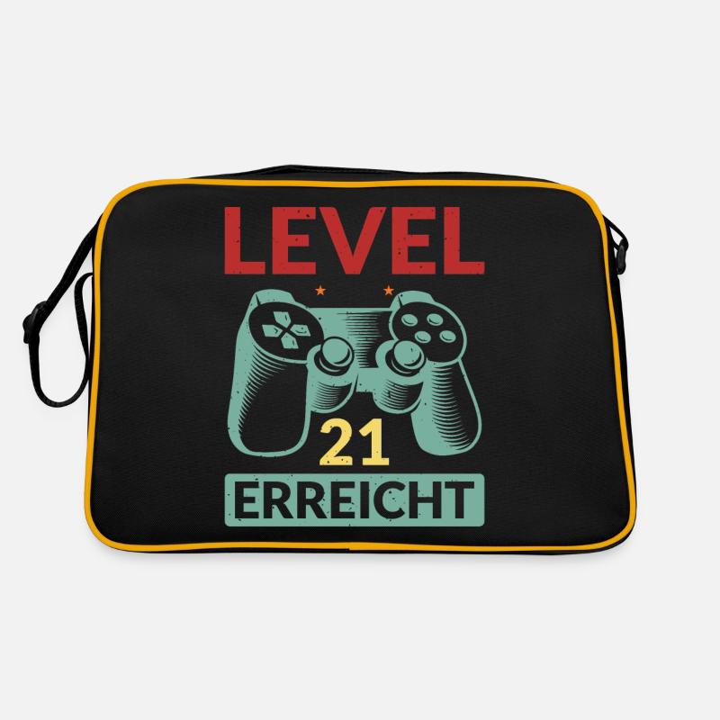 Level 21 Erreicht Gamer Retro Tasche
