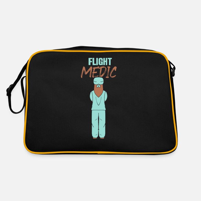 Flight Physician Profession Flight Doctor Flight Nurse Retro Bag