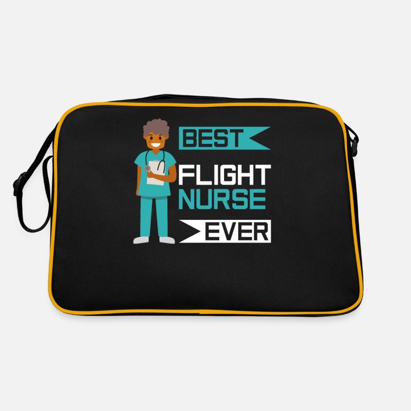Best Flight Nurse Ever Profession Flight Doctor Retro Bag