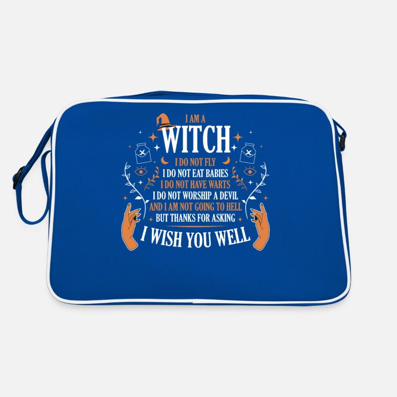 I Am A Witch Wicca Geschenk Retro Tasche