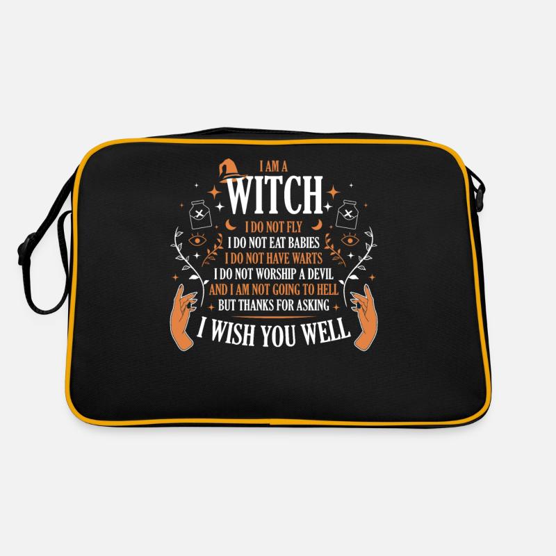I Am A Witch Wicca Geschenk Retro Tasche
