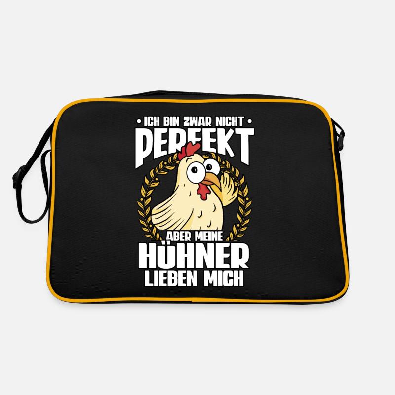Huhn Hühner Retro Tasche