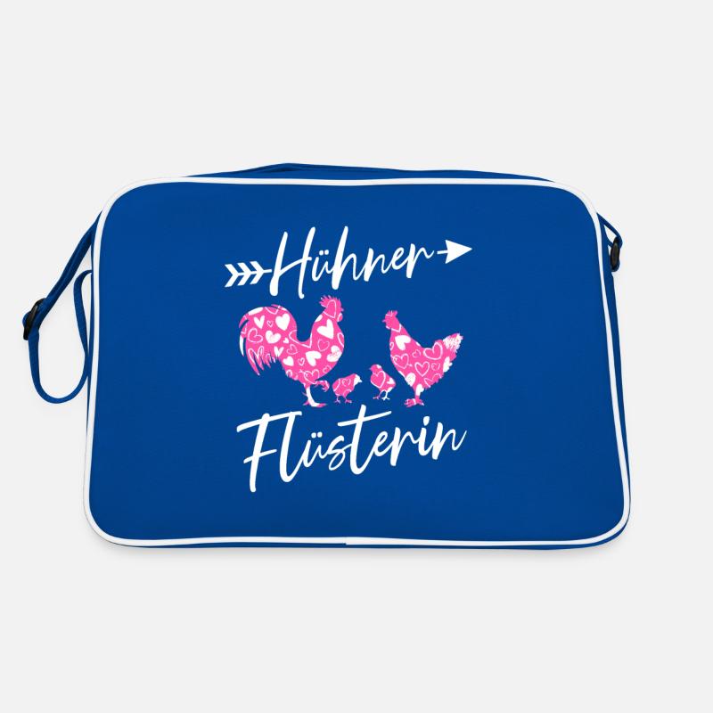 Huhn Hühner Flüstererin Retro Tasche