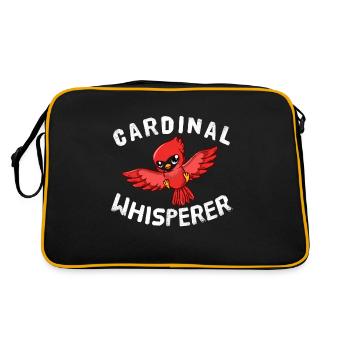 Cardinal Whisperer Ornithologue Cardinal - Sac Retro - noir/or - Dos