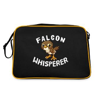 Falcon Whisperer Amateurs d’oiseaux Falcon Eagle Birds - Sac Retro - noir/or - Dos