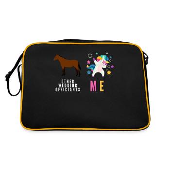 Registrar Registrar Registrar Wedding - Retro Bag - black/gold - Back