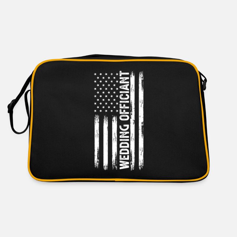 Standesbeamter Standesbeamtin Hochzeit Retro Tasche