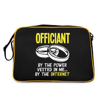 Registrar Registrar Registrar Wedding - Retro Bag - black/gold - Back