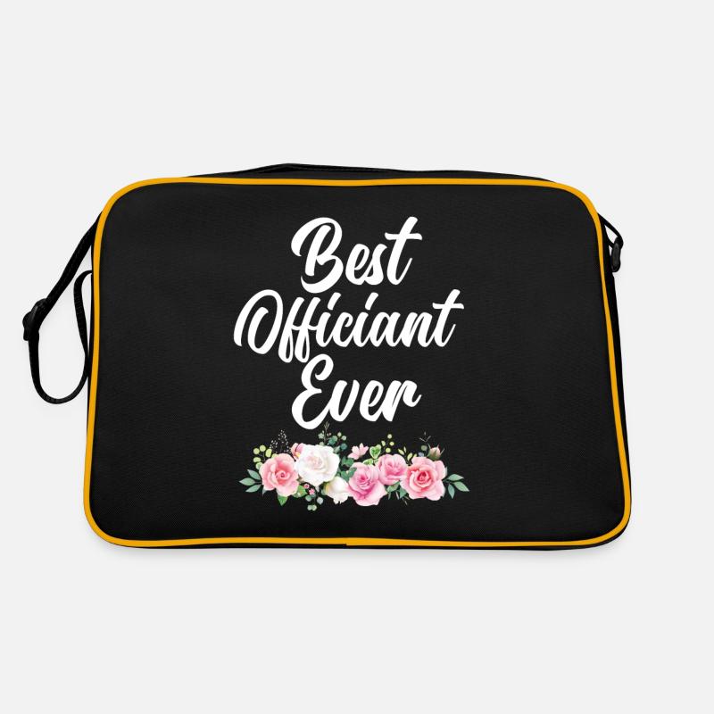 Standesbeamter Standesbeamtin Hochzeit Retro Tasche