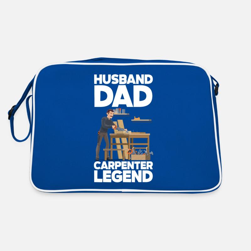 Funny Woodworker Carpenter Carpenter Carpenter Retro Bag