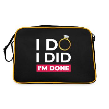I do I did I'm done - Retro Bag - black/gold - Back