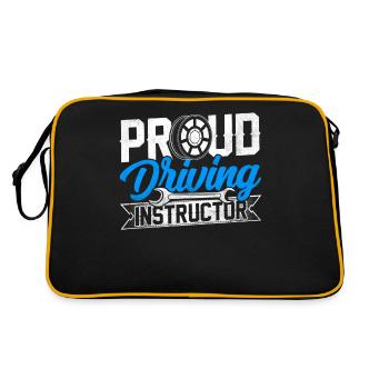 Fier instructeur de conduite École de conduite Cours de conduite Profession - Sac Retro - noir/or - Dos