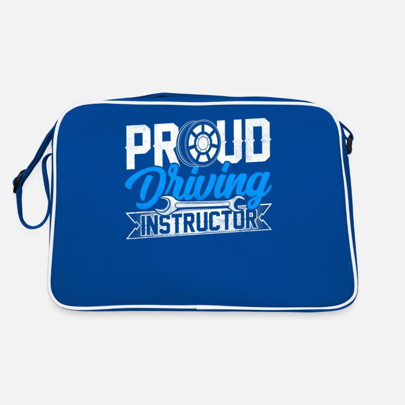 Proud Driving Instructor Driving School Driving Lesson Profession Retro Bag