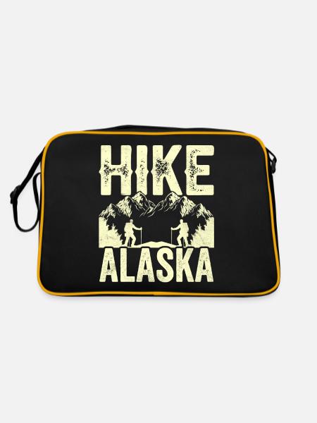 Randonnées en Alaska Randonneurs - Sac Retro - noir/or - Dos