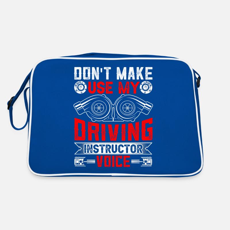 Mon instructeur de conduite Voice Driving Instructor Voice Profession Sac Retro