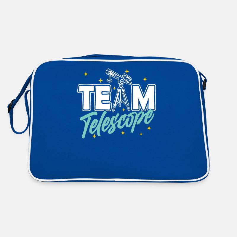 Team Teleskop Sterne Weltraum Universum Retro Tasche
