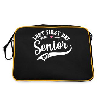 My Last First Day Senior Class of 2023 - Retro Bag - black/gold - Back