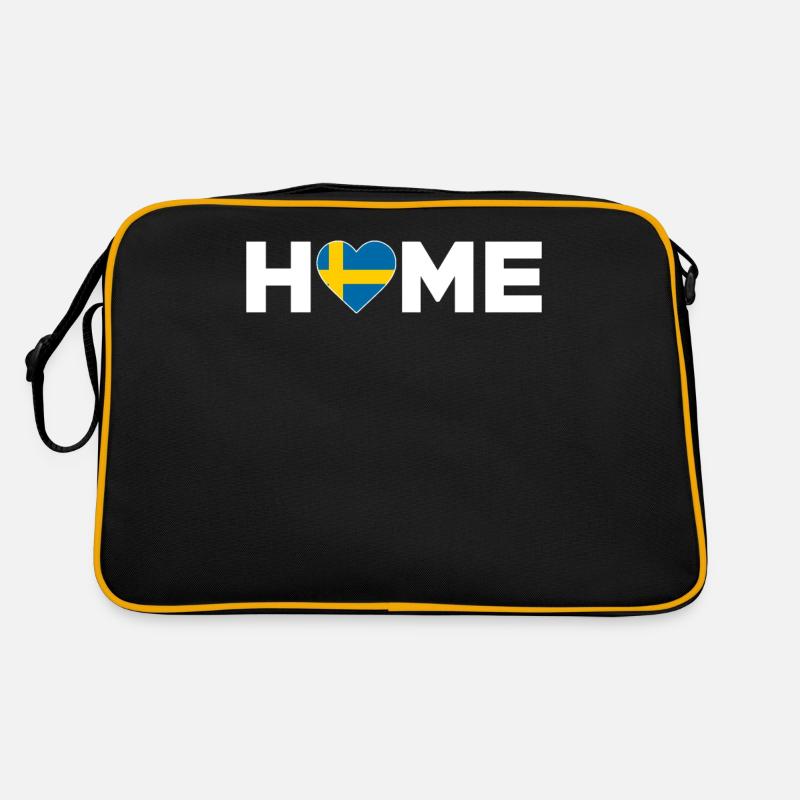 Suède Accueil Suède Drapeau Suède Amour Sac Retro