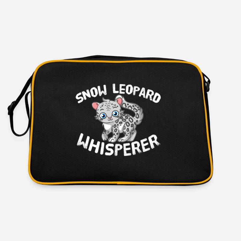Funny Snow Leopard Lover Snow Leopard Whisperer Retro Bag