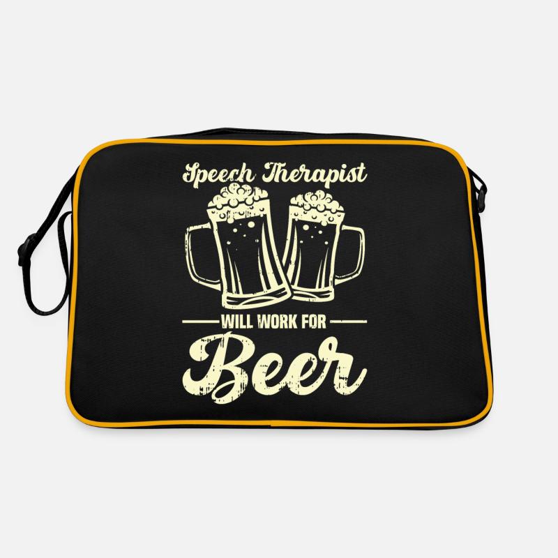 Sprachtherapeut Logopäde Geschenk Retro Tasche