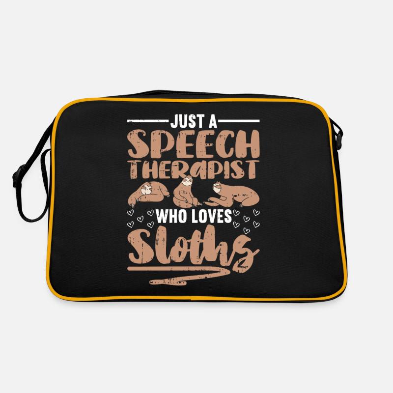 Sprachtherapeut Logopäde Geschenk Retro Tasche