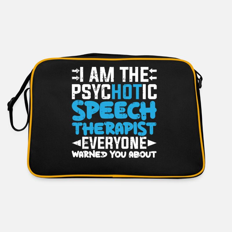 Sprachtherapeut Logopäde Geschenk Retro Tasche