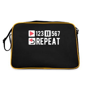 Danse latine Salsa 123 567 Répéter la danse latine - Sac Retro - noir/or - Dos