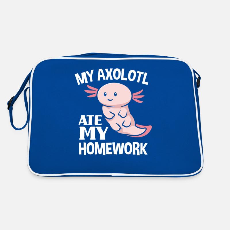 Axolotl Homework Retro Bag
