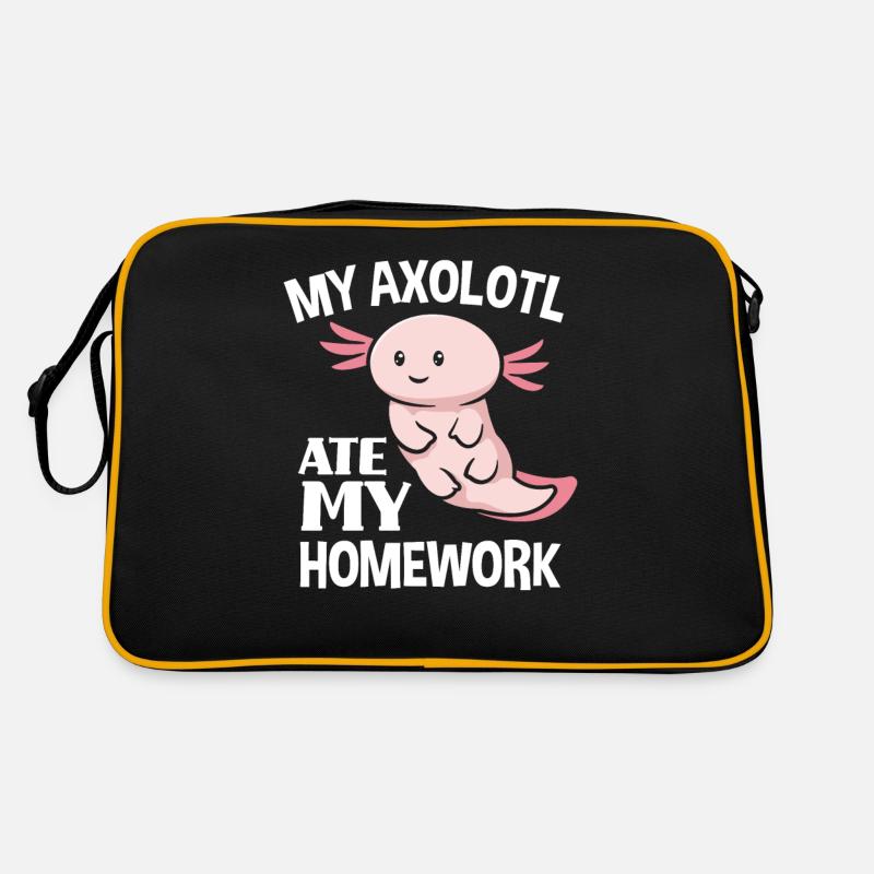 Axolotl Homework Retro Bag