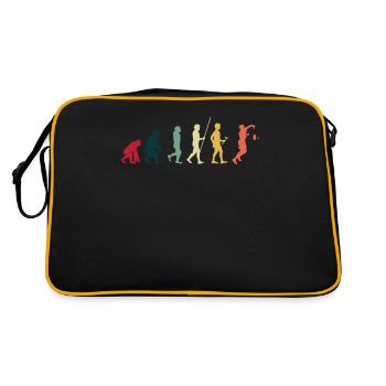 Badminton Evolution - Retro Tasche - Schwarz/Gold - Hinten