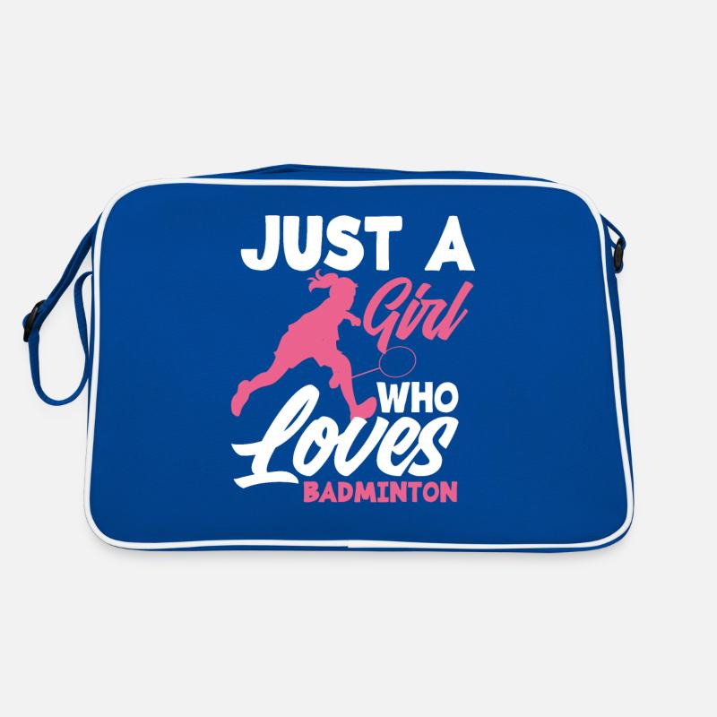Badminton Mädchen Retro Tasche