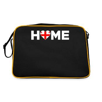 Géorgie Accueil Géorgie Drapeau Géorgie Amour - Sac Retro - noir/or - Dos