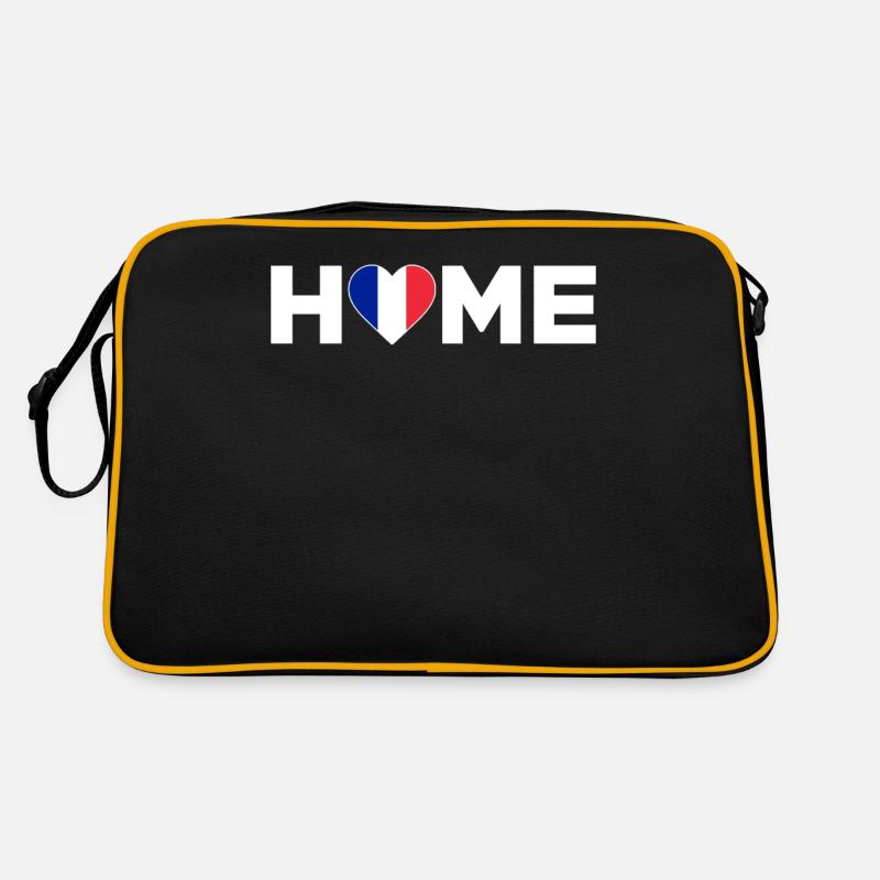 Frankreich Heimat Frankreich Flagge Retro Tasche