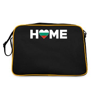 Bulgaria Homeland Bulgaria Flag - Retro Bag - black/gold - Back