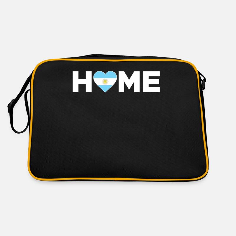 Argentinien Heimat Argentinien Flagge Liebe Retro Tasche