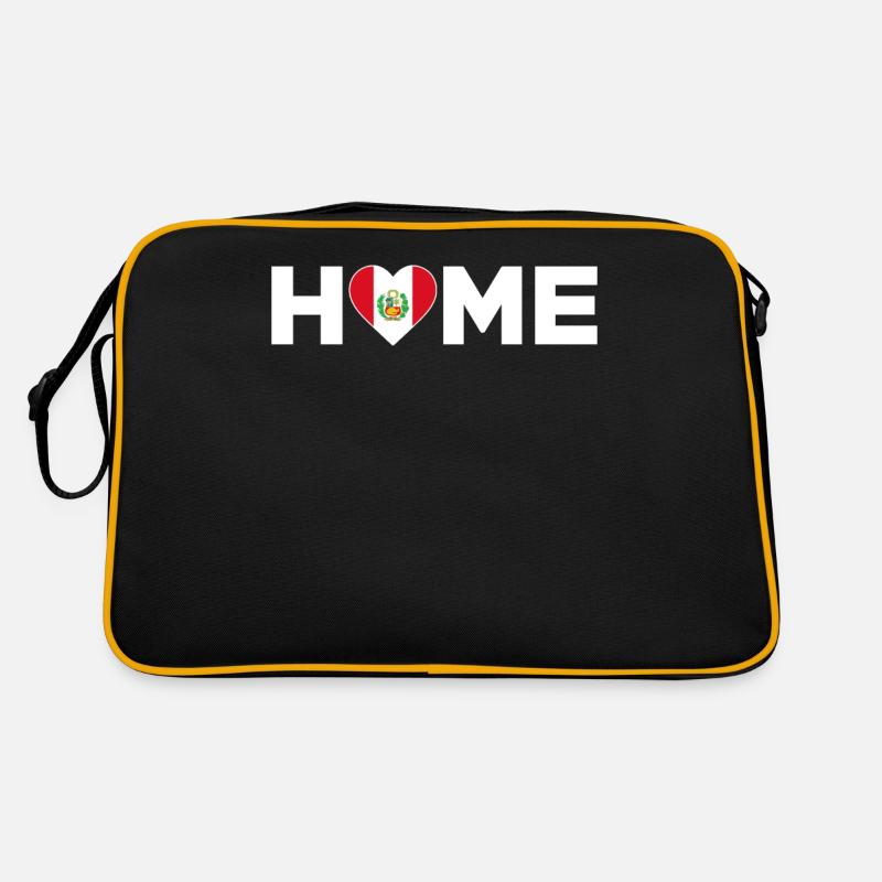 Peru Home Peru Flag Peru Love Retro Bag