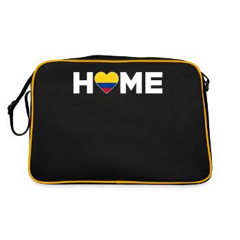 Colombia Homeland Colombia Flag - Retro Bag - black/gold - Back