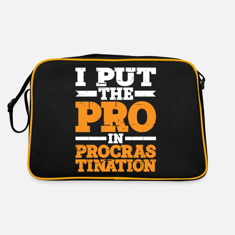 Je mets le pro dans la procrastination 4 Sac Retro