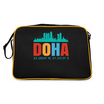 Doha - Sac Retro - noir/or - Dos
