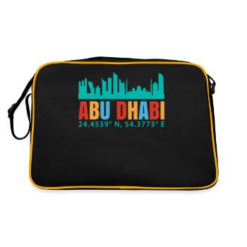 Abou Dhabi - Sac Retro - noir/or - Dos