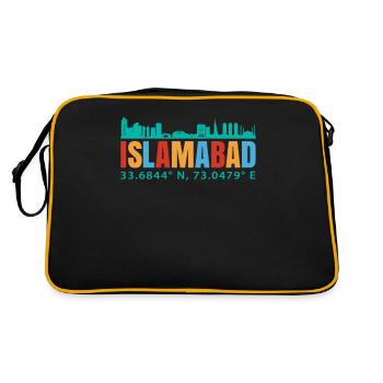 Islamabad - Sac Retro - noir/or - Dos