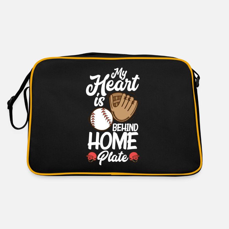 Baseball Mama Sohn Liebe Retro Tasche