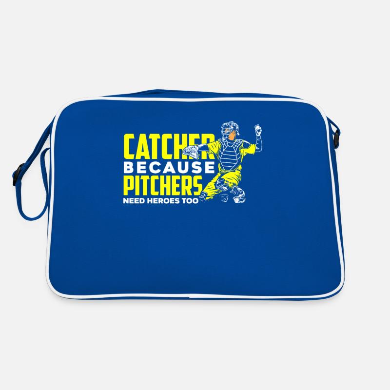 Baseballspieler Retro Tasche