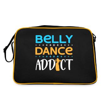 Belly Dance Addict Belly Dancer Belly Dancing - Retro Bag - black/gold - Back