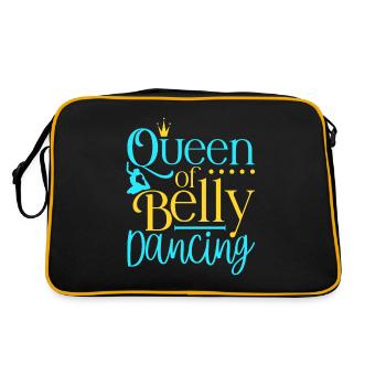 Belly Dancer Queen Of Belly Dancing - Retro Bag - black/gold - Back