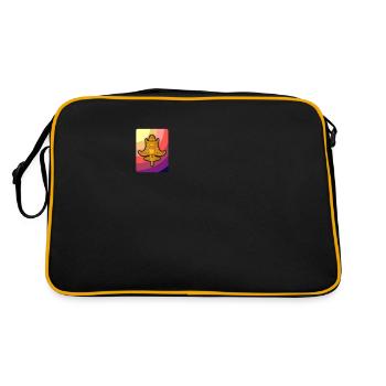 Ancient Astronaut Theory Quimbaya Airplane - Retro Bag - black/gold - Back