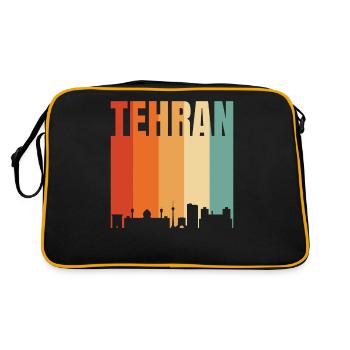 Tehran - Retro Bag - black/gold - Back