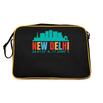 New Delhi - Retro Bag - black/gold - Back